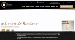 Desktop Screenshot of hotelnewzanarini.com